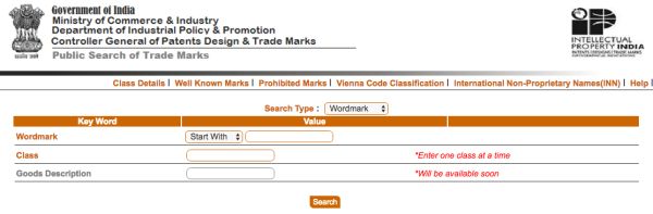 Prohibited Marks from TRADEMARKS